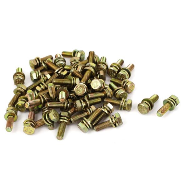 Fasteners-Hex bolt yellow - Image 2